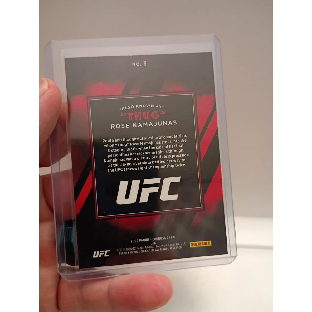 2022 Panini Donruss Optic UFC 7 Card Lot